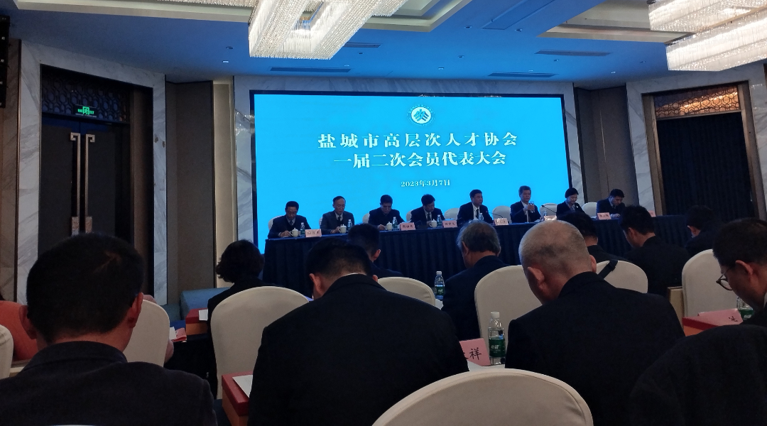 盟员戚永奎被表彰为“2022 盐城市高层次人才协会十佳会员创新之星”